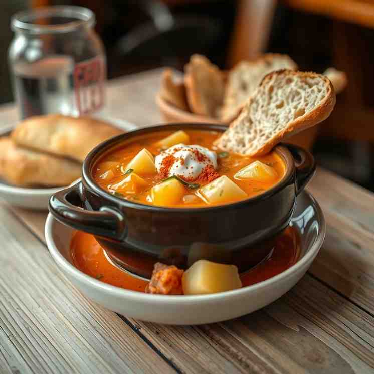 Bolivian Chuño Cola - Potato Soup Recipe